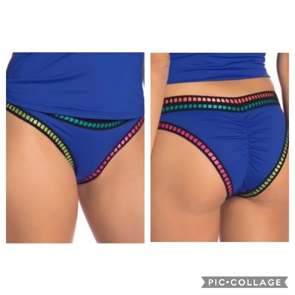 La Blanca Other - NWT La Blanca Threading Along Swim Bikini Bottom 8